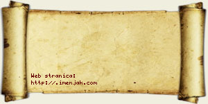 Anđela Devetaković vizit kartica